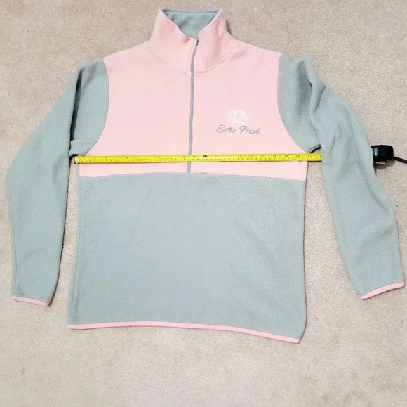 Estes Park Colorado Salt Creek Women’s Quarter Zip Fleece Pullover size MEDIUM - Picture 8 of 10